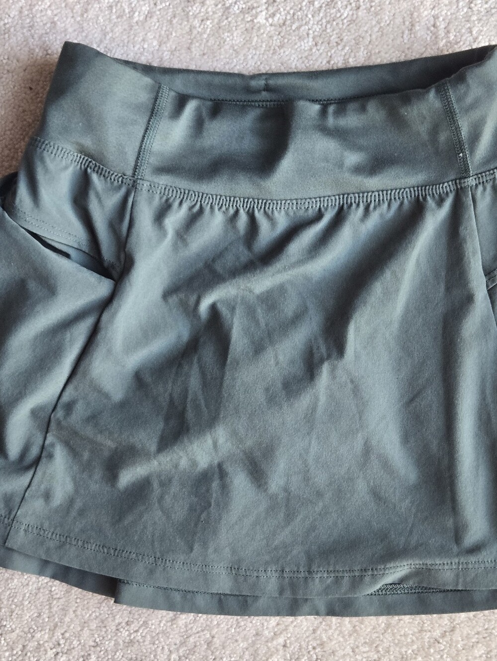 all in motion Girls' Athletic Skort in Dark Green
